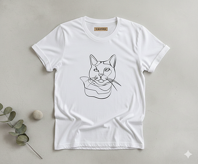 Pet portrait one line art abstract line art cat gift idea cat out line cat reels design graphic design illustration illustration art line art logo love tattoo one line art single line art cat unique gift vector victor line art