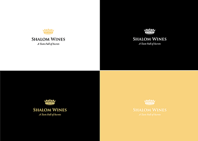 Shalom Wines brand brand logo branding design graphic design illustration logo vector