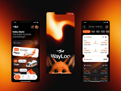 WayLoo — Travel App UI Design app autolayout figma mobile mobile app photoshop planner tickets travel travel platform ui ui design user interface uxui web design