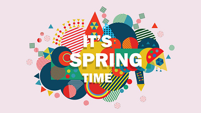 IT'S SPRING TIME.. animation branding graphic design logo motion graphics