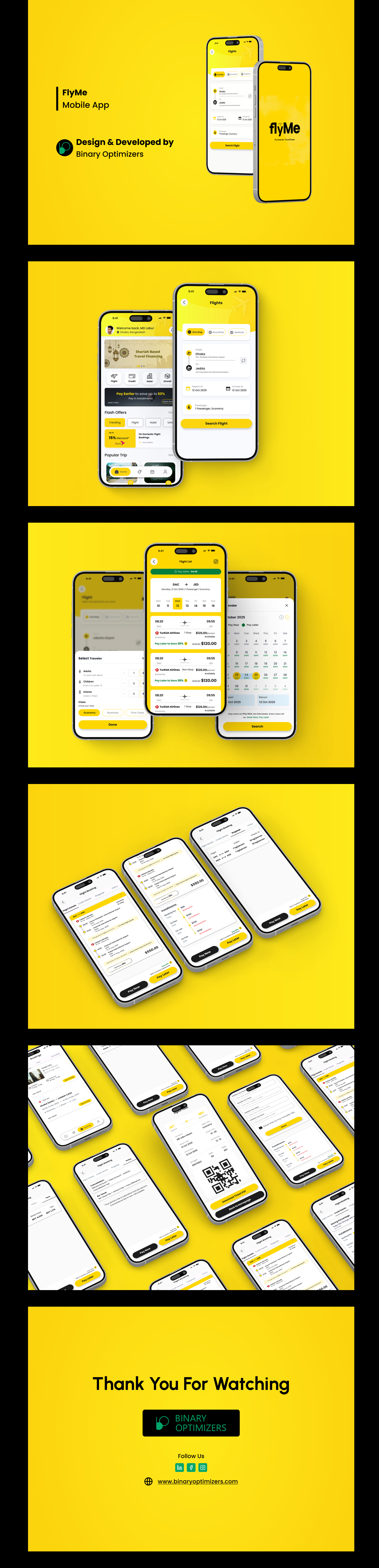 FlyMe - Flight Booking Mobile App | Full Design. airline ticket app app ui inspiration binary optimizers booking app concept clean uiux dribbble showcase flight app uiux flight booking app flight search design flight ticket ui minimal app ui mobile app design mobile app ux modern app design travel app ui travel booking mobile travel dashboard ui travel planner app travel ui design trip planner app