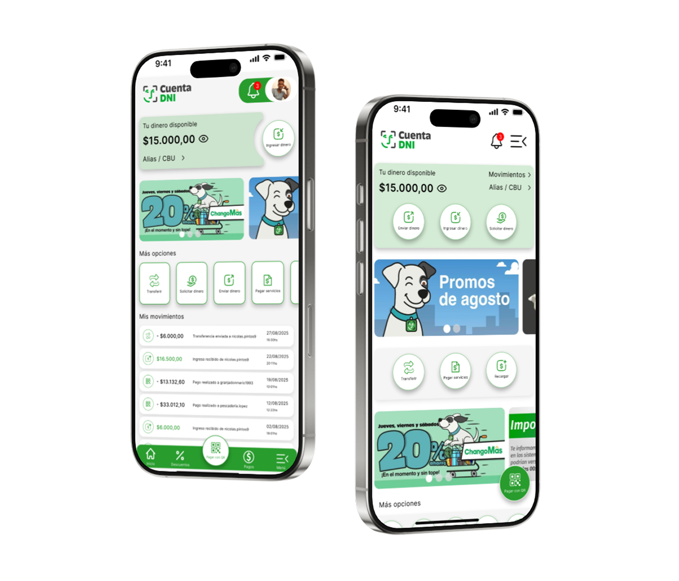 Cuenta DNI - Home app cuenta dni movil rediseño ui