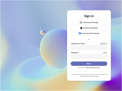 Login Screen UI authorisation dailyui login sign in ui uichallenge