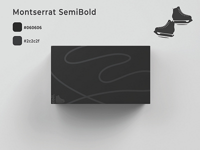 Coil Figure Skate Product Packaging Kit adobe illustrator athletic wear branding branding clothing brand packaging graphic design logo minimalist design mockup package design packaging mockup product design product mockup product packaging shoe box design sock mockups