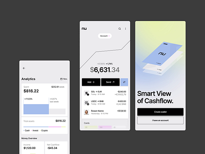 Cashgflow fintech mobile app analytics ui app app interface branding cashflow design finance ui financial app fintech illustration ios logo mobile money tracking product design transaction ui ui design ux wallet