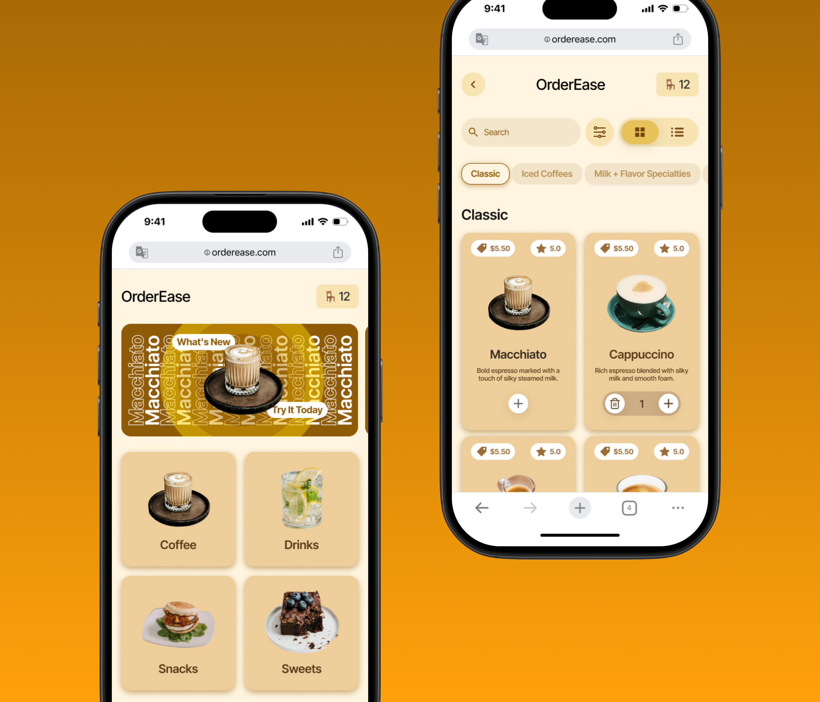 Coffee Shop Mobile App - Ordering System for Quick Service appdesign case study coffeeshop figma foodapp mobileordering prototype qsr ui ui design ux ux design