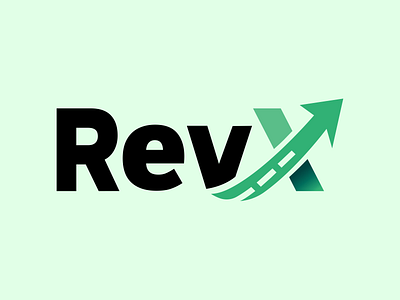 Bosch RevX - logo design (logistics platform) bosch branding graphic design logistics logo platform revx route vector