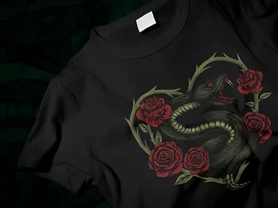 tshirt design poison love 90sband art artwork branding cartoon clothing design digitalart digitaldrawing flower graphic design illustration love retro snake streetwear tshirtdesign vector vintage
