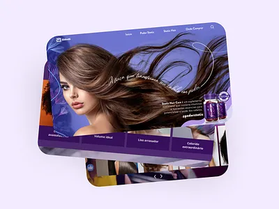 Stetic Hair Care Abbott design product design ui web