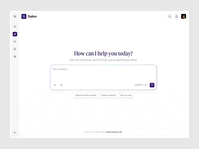 Dalton - AI Platform Design ai ai design ai platform ai platform design ai website artificial intelligence clean design digital graphic design internet modern motion graphics technology ui uidesign ux uxdesign web design website