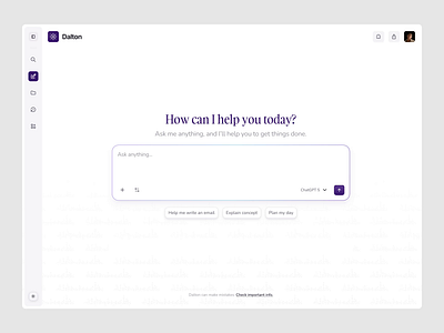 Dalton - AI Platform Design ai ai design ai platform ai platform design ai website artificial intelligence clean design digital graphic design internet modern motion graphics technology ui uidesign ux uxdesign web design website