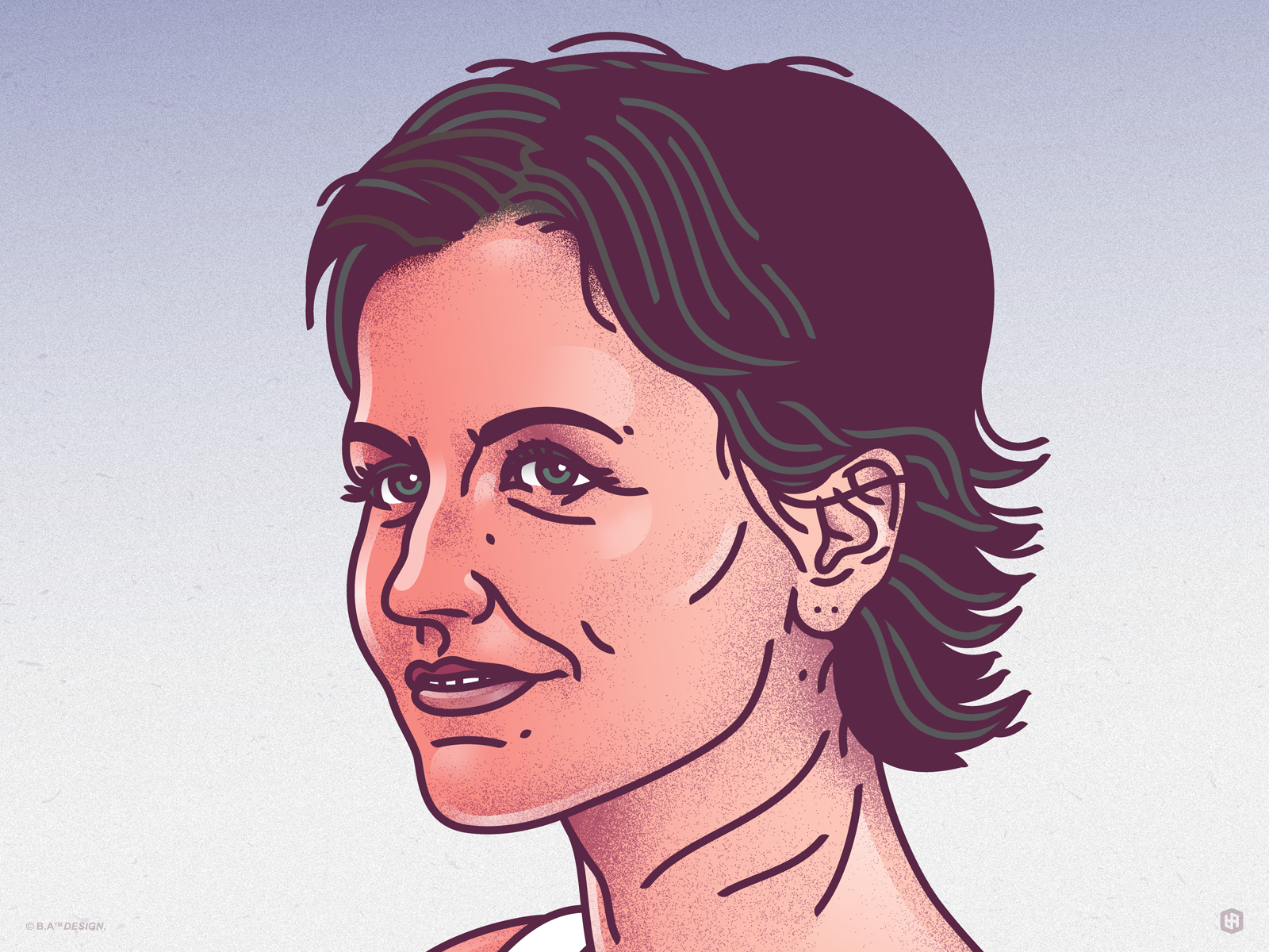 Dolores O'riordan art artwork design digital illustration graphic design illustration portrait tribute