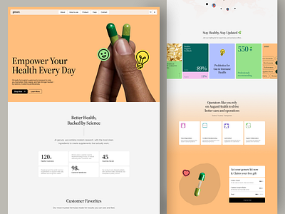 Genure - Medicine E-Commerce Website clean e commerce e commerce website health health care health care website health website landing page landing page design medicine medicine landing page medicine website ui ui design uiux ux web web design website website design