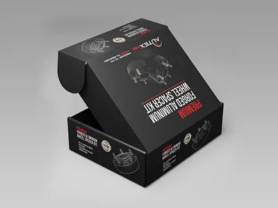 Box Design for wheel spacers cardboard carton box label packaging mockup package packagedesign packaging packaging box packaging design packaging template packagingdesign paper box product packaging shipping box web design