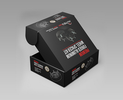Box Design for wheel spacers cardboard carton box label packaging mockup package packagedesign packaging packaging box packaging design packaging template packagingdesign paper box product packaging shipping box web design
