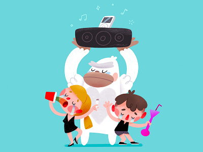 My last will alcohol burial cartoon character color cute design friends funeral illustration music party sad solemn