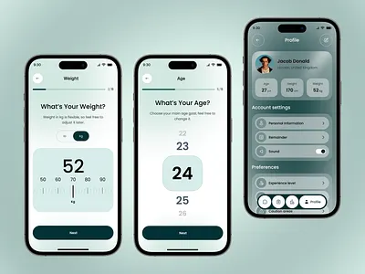 Health Tracking App UI activity tracker ai health app app design exercise finess app fitness goals app graph health analytics app health tech design health tracking app ios app lifestyle app medical tracking app mobile ofspace programs ui ux workout
