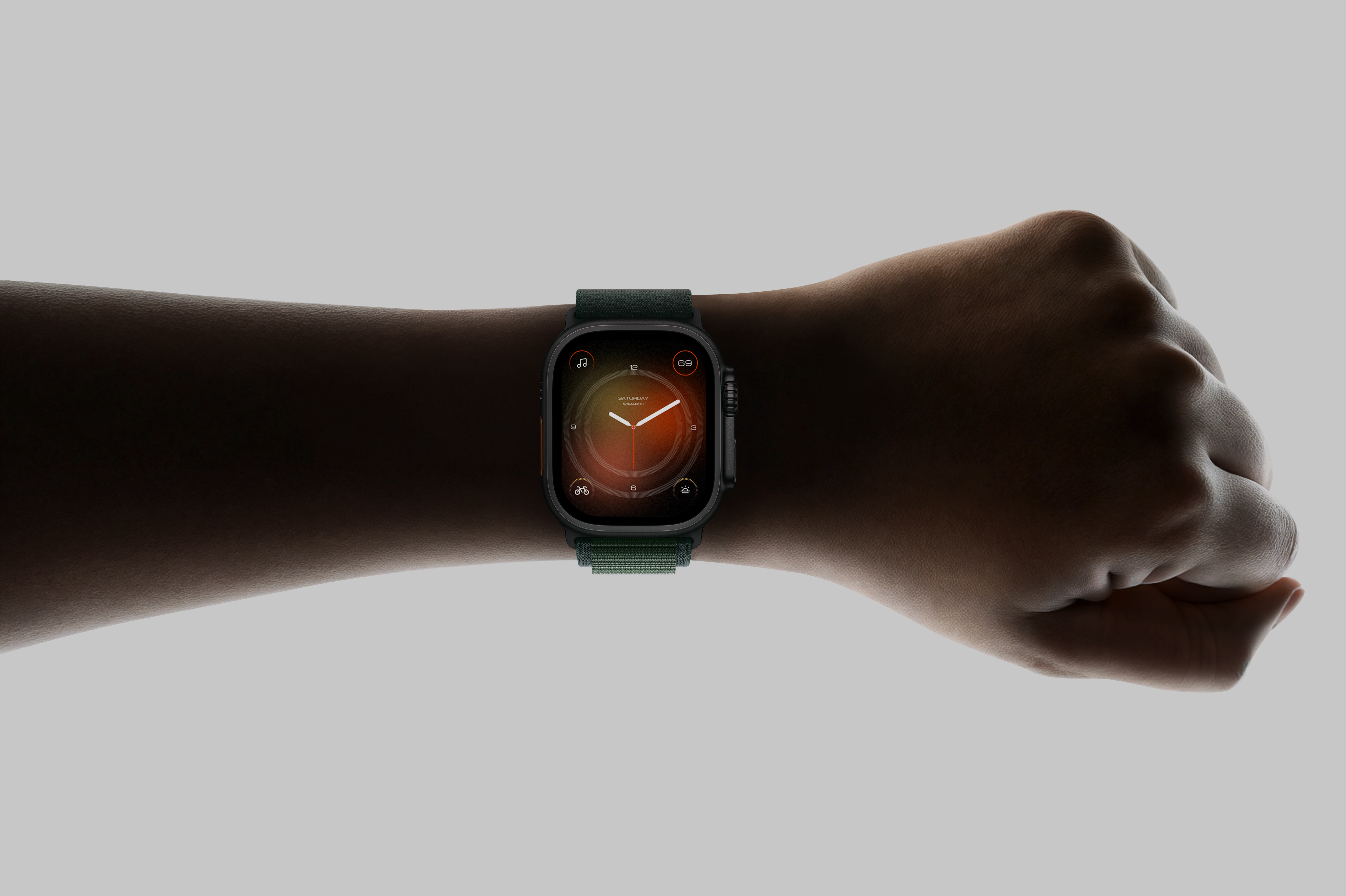 Premium Apple Watch face apple graphic design illustration premiuim typography ui ux watch