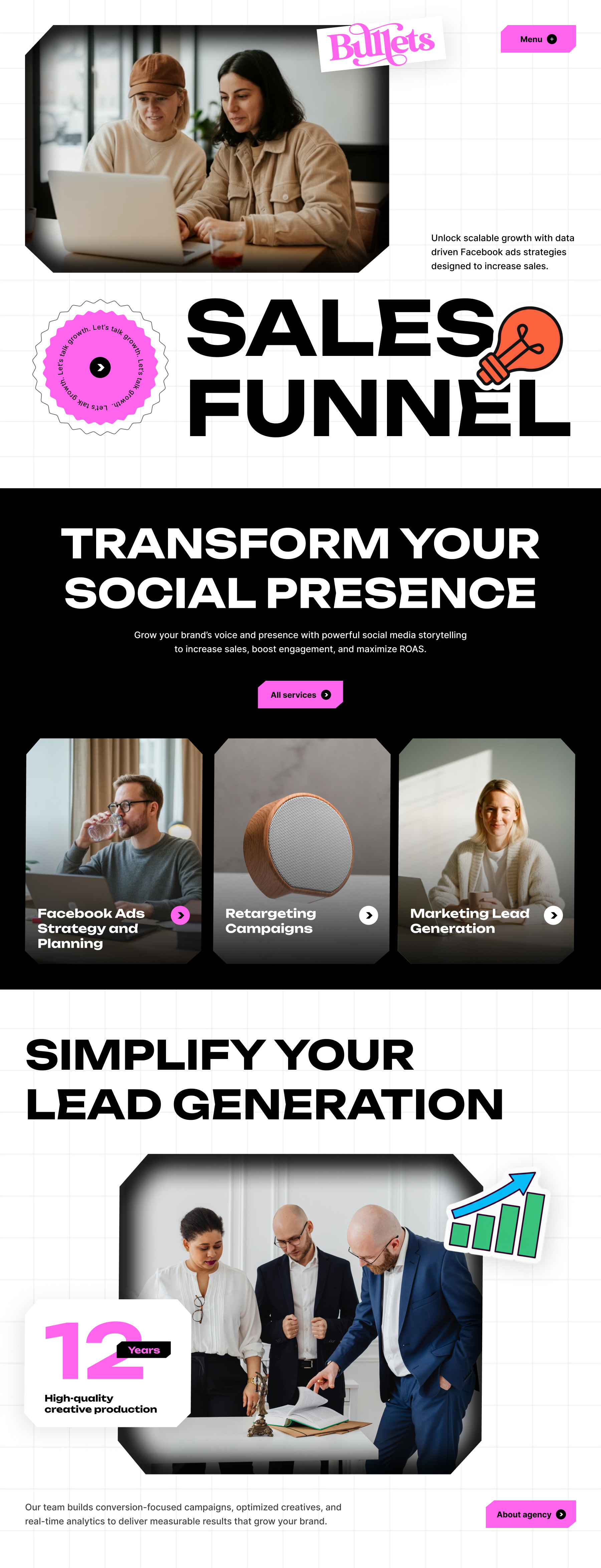 Sales Funnel landing page - web design - ui ux design by Jabel - UI UX ...