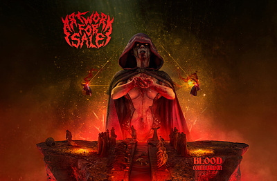 Blood Communion - Album art for sale album art album artwork ceremony dark godess horror metal red ritual sinister
