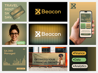 Beacon Financial, investment Logo beacon logo brand identity branding business logo corporate branding finance finance brand financial fintech investment investment company logo concept logobranda minimalist professional brand