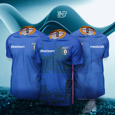 🇮🇹 Italian Heritage Jersey Concept branding design football jersey design graphepical graphic design illustration jersey jersey design soccer kit concepts sports t shirt sportswear design sublimation tshirt design vector