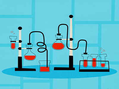 Dexter's Lab design dexters illustration illustrator lab midcentury science lab vintage