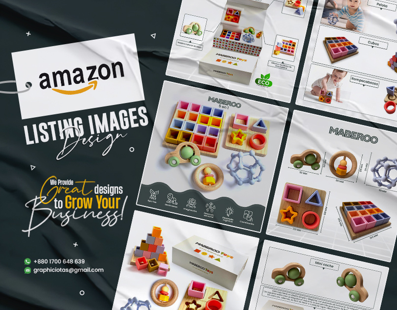Amazon Listing Images Design for Toys Learning Kit a content a plus content amazon ebc amazon images amazon infographics amazon listing amazon listing image amazon listing img design amazon product amazon product listing design kit de aprendizaje listing design listing images product listing toys listings
