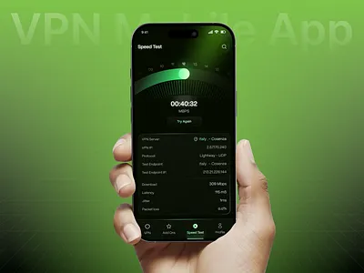 VPN Mobile App app design best app design home screen mobile app mobile ui network security privacy proxy vpn vpn app vpn service