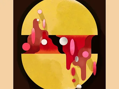 Melting Inside 3d artwork design graphic design illustration