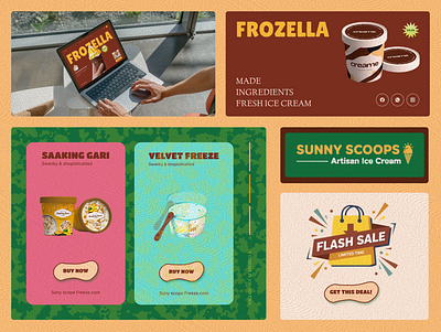 ice cream branding design branding dezert ecommerce graphic design home page ice cream branding ice cream product branding icecream illustration landing page motion graphics product product branding ui uiux ux wabe wabesite