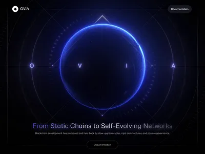 Ovia Landing page web design 3D Animation 3d 3d animation ai agents e commerce finance finech hero hero section homepage landing landing page landingpage web web design web3 webdesign website