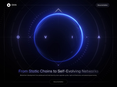 Ovia Landing page web design 3D Animation 3d 3d animation ai agents e commerce finance finech hero hero section homepage landing landing page landingpage web web design web3 webdesign website