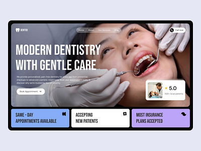 Dental Care Landing Page ai healthcare landing page ai healthcare website design dental care landing page dental care website design dental clinic website dental website design dentalcare landing page dentalcare website dentalcare website landing page figma website design framer website design healthcare website landing page designer medical care website design oral care website uiux design uiux designer web design webflow website design