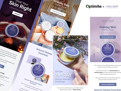 Winter Wellness Essentials | Skincare & Wellness email campaigns email designs email marketing email templates emailers figma figma designs figma emails klaviyo klaviyo email marketing skincare wellness ui ui designs