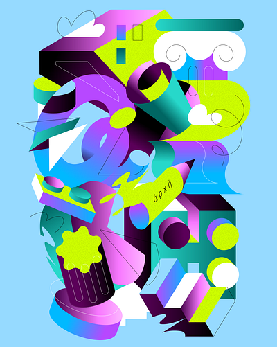 Arch / Typography arch arche architecture art creativity graphic design illustratedtypography lego lettering typography