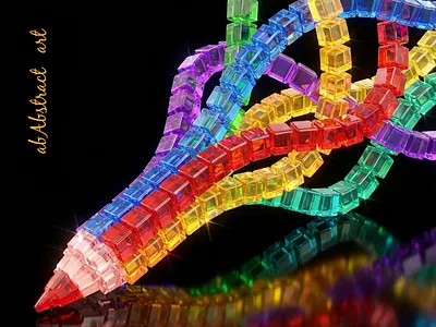 3D Abstract 3d 3dabstract 3dart 3ddesign 3dillustration art colorful design icon illustration logo