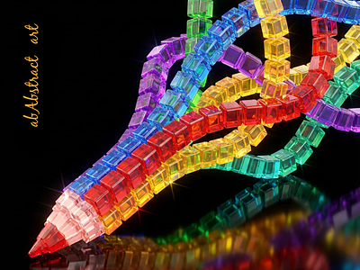 3D Abstract 3d 3dabstract 3dart 3ddesign 3dillustration art colorful design icon illustration logo