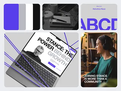 STANCE — Growth Platform branding dark theme design illustration logo marketing mindset ui ux web website