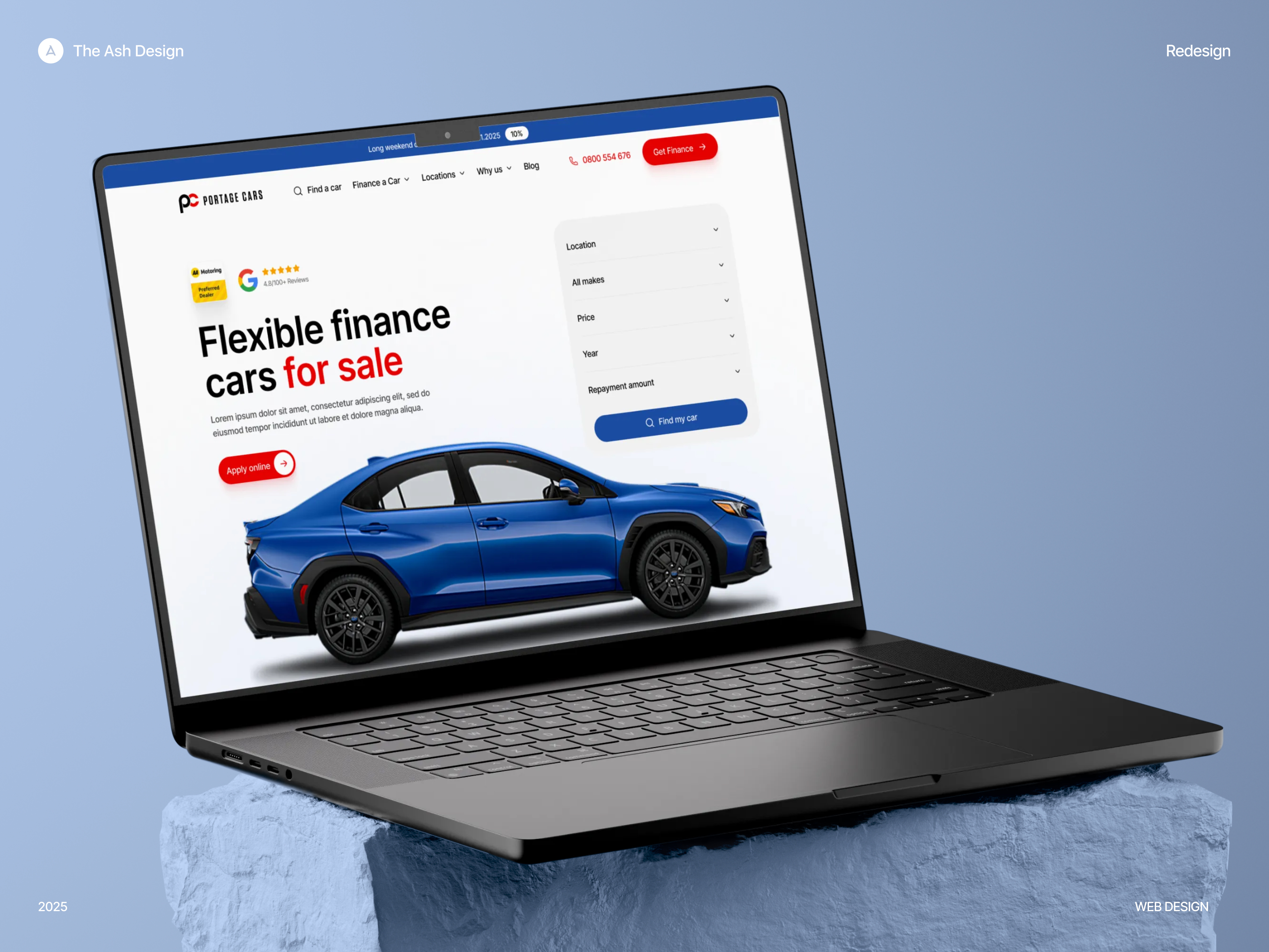 Example of UX/UI Redesign for a Used-Car Dealership Platform