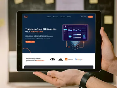 B2B Supply Chain Automation — UI Design design landingpage ui webdesign