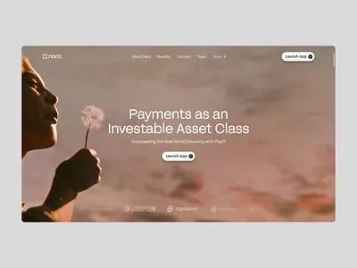 Nara - Fintech Landing Page banking blockchain crypto defi design inspiration finance finance management financial financial website fintech fintech design fintech website design investment landing page motion graphics online banking payments transactions wallet web3