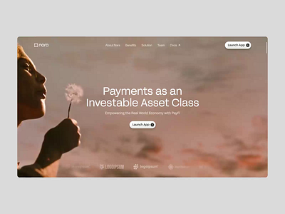 Nara - Fintech Landing Page banking blockchain crypto defi design inspiration finance finance management financial financial website fintech fintech design fintech website design investment landing page motion graphics online banking payments transactions wallet web3