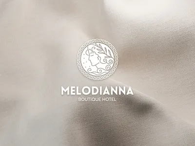Melodianna Boutique Hotel Logo brand guidelines brand identity branding design graphic design icon illustration illustrator logo logotype vector