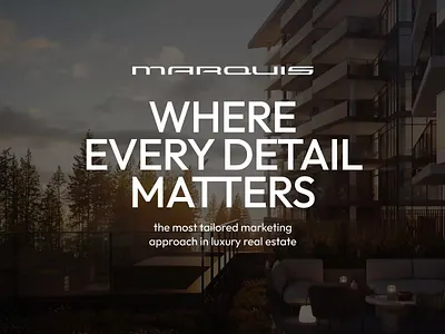 Marquis Ultra-Luxury Real Estate Sales/Marketing Deck animation branding design editorial figma graphic design lifestyle luxurious luxury marketing deck minimal modern motion graphics presentation proposal readymag real estate rich sales deck services