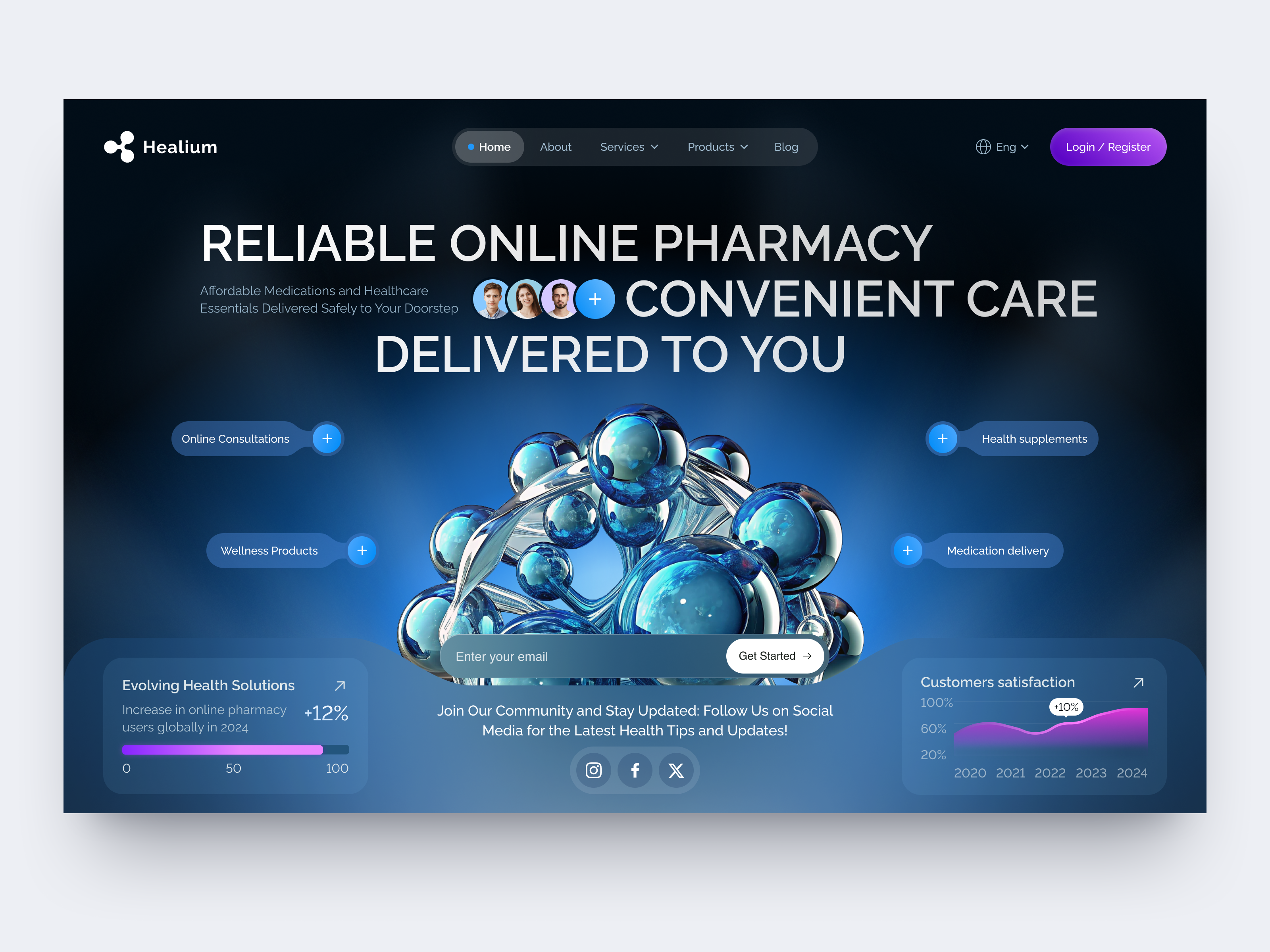 UI-UX for HealthCare design interface platform product product design service startup ui uiux ux web website