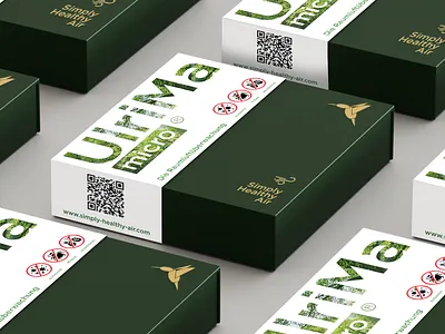 Packaging design for UlriMa Micro® 3d 3d mockup box design branding design desizn shop device digital art graphic design illustration lingel logo packaging premium product design ulrima micro vector art
