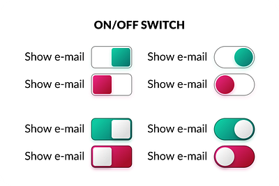 ON/OFF Switch dailyui design onoff softui switch ui ui design uiux user interface