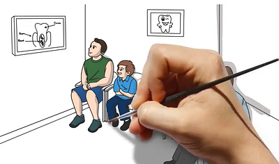 Whiteboard animation sample animation explainer video illustration vector whiteboard animation