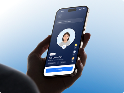 Digital Fan Engagement - App Design animation app branding design graphic design new sport swimming ui ux vote voting